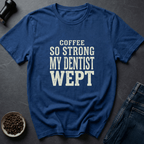 Coffee graphic Strong Coffee T-Shirt in Charcoal / S by Caffeine Dept