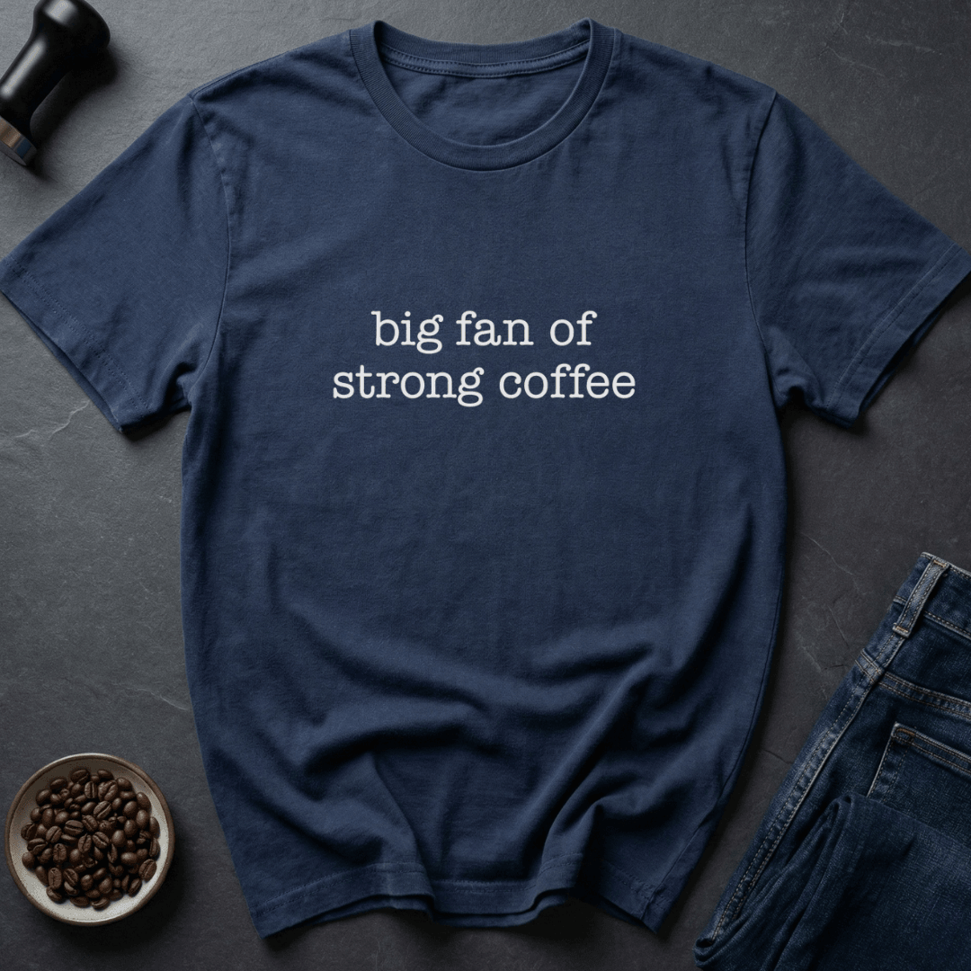 Coffee graphic Strong Coffee T-Shirt in Dark Chocolate / S by Caffeine Dept