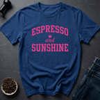Coffee graphic Sunshine Brew T-Shirt in Dark Chocolate / S by Caffeine Dept
