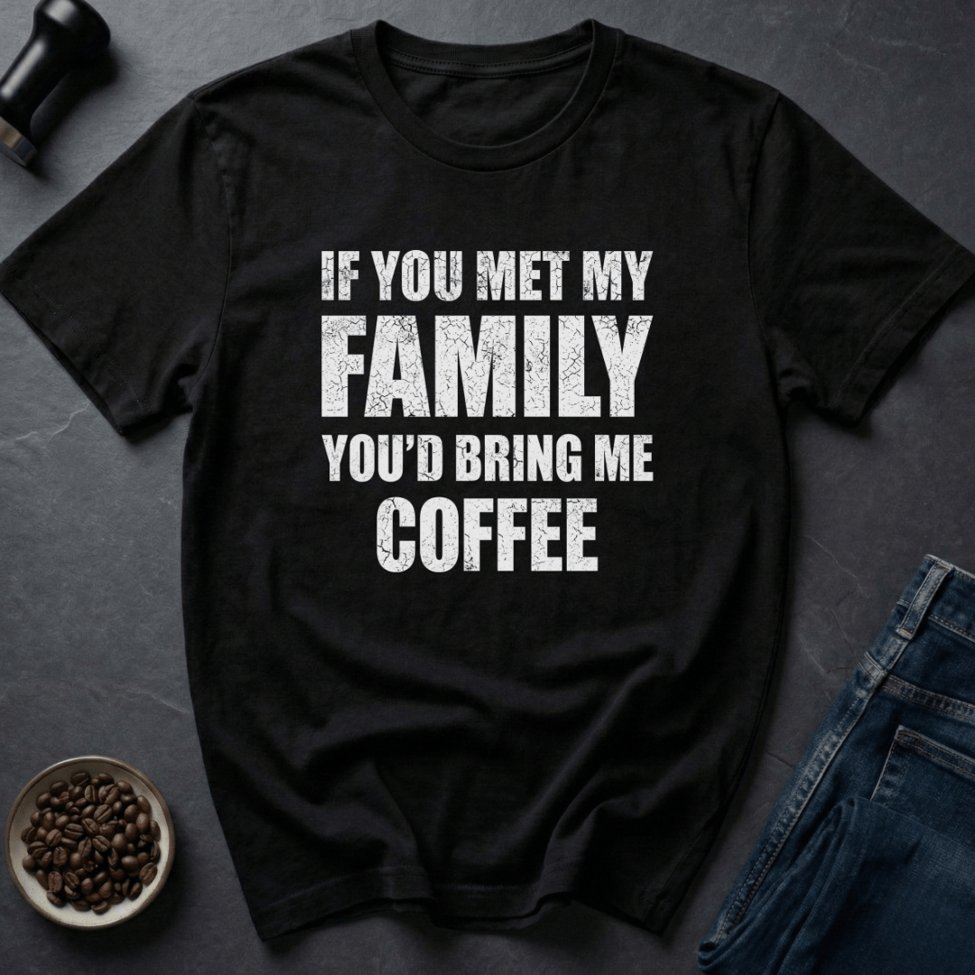 Coffee graphic Survival Brew T-Shirt in Black / S by Caffeine Dept