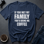 Coffee graphic Survival Brew T-Shirt in Navy / S by Caffeine Dept