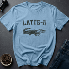Coffee graphic Swamp Roast T-Shirt in Light Blue / S by Caffeine Dept