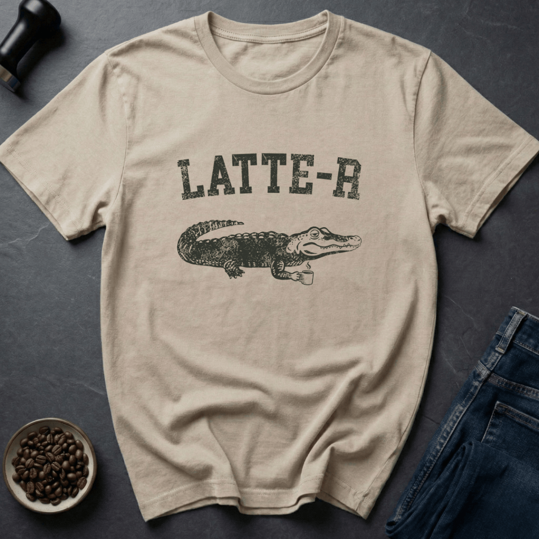Coffee graphic Swamp Roast T-Shirt in Sand / S by Caffeine Dept