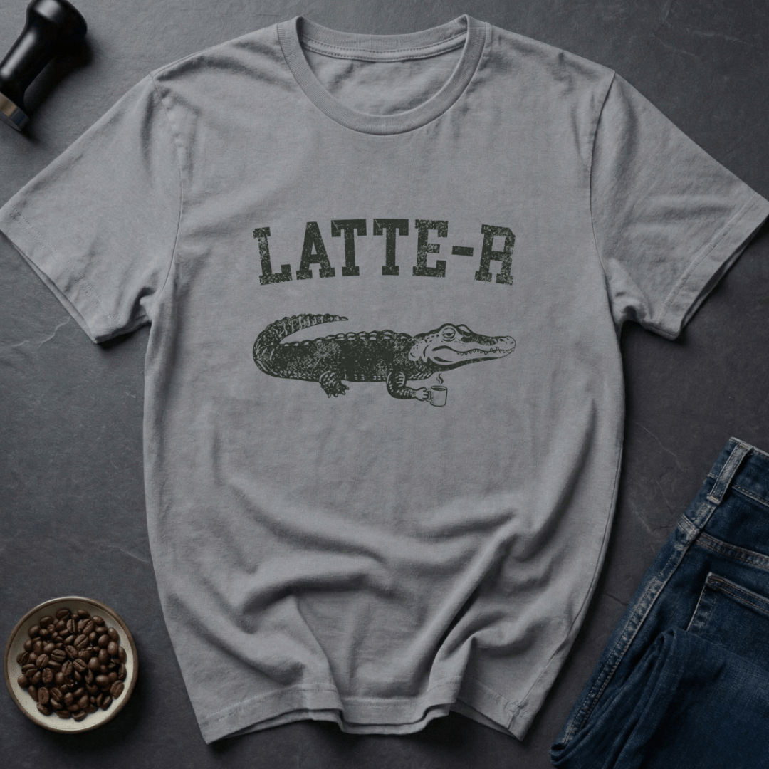 Coffee graphic Swamp Roast T-Shirt in Sport Grey / S by Caffeine Dept