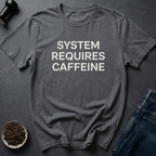 Coffee graphic System Caffeine T-Shirt in Black / S by Caffeine Dept