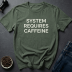 Coffee graphic System Caffeine T-Shirt in Black / S by Caffeine Dept