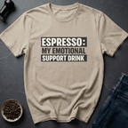 Coffee graphic Therapy In Cup T-Shirt in Tropical Blue / S by Caffeine Dept