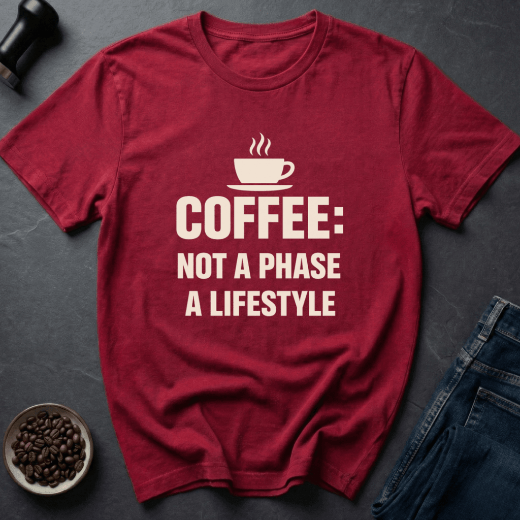 Coffee graphic This Is Me T-Shirt in Navy / S by Caffeine Dept
