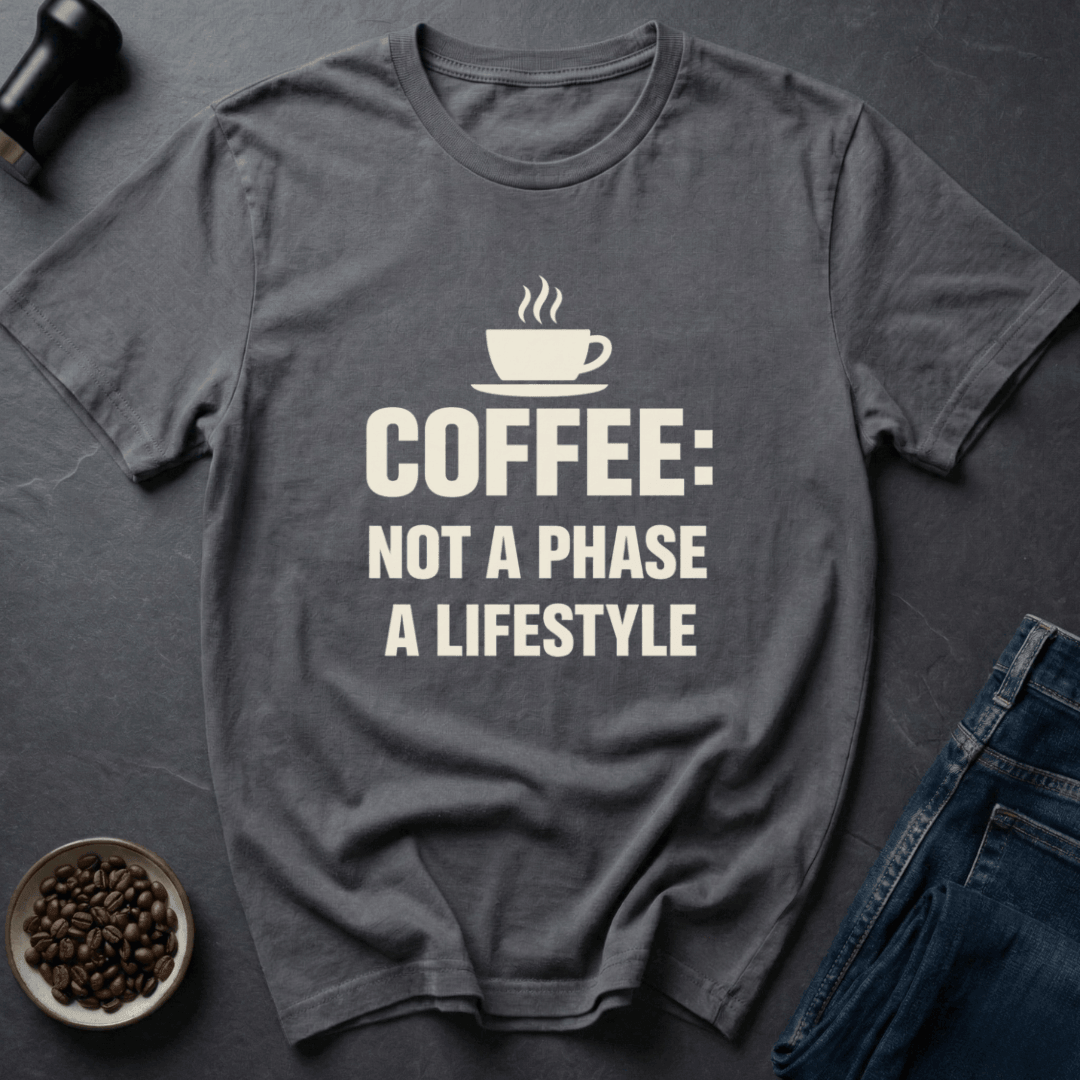Coffee graphic This Is Me T-Shirt in Navy / S by Caffeine Dept