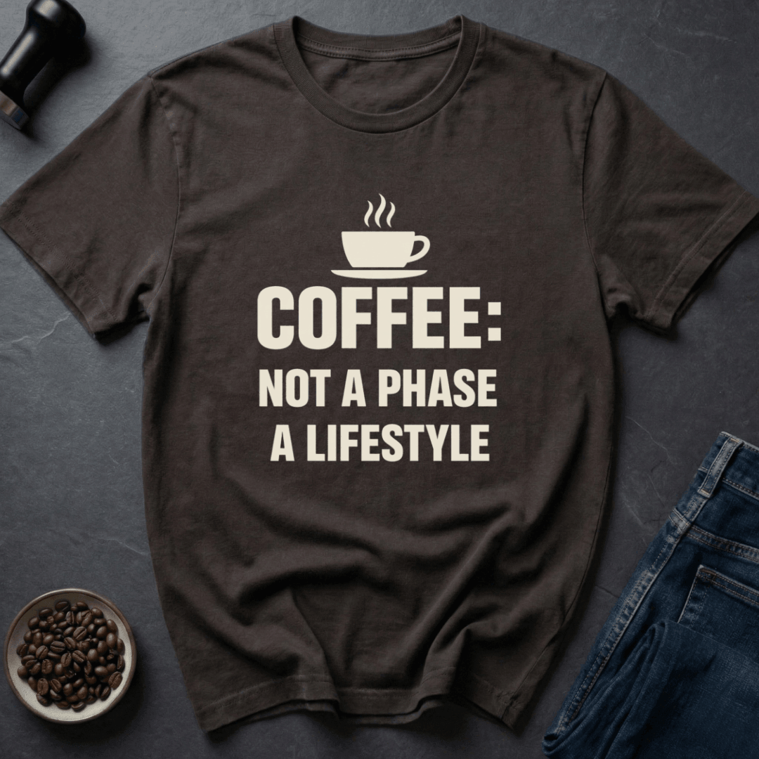 Coffee graphic This Is Me T-Shirt in Navy / S by Caffeine Dept