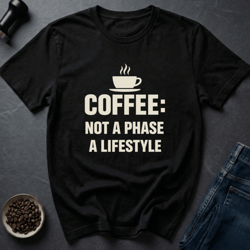 Coffee graphic This Is Me T-Shirt in Navy / S by Caffeine Dept