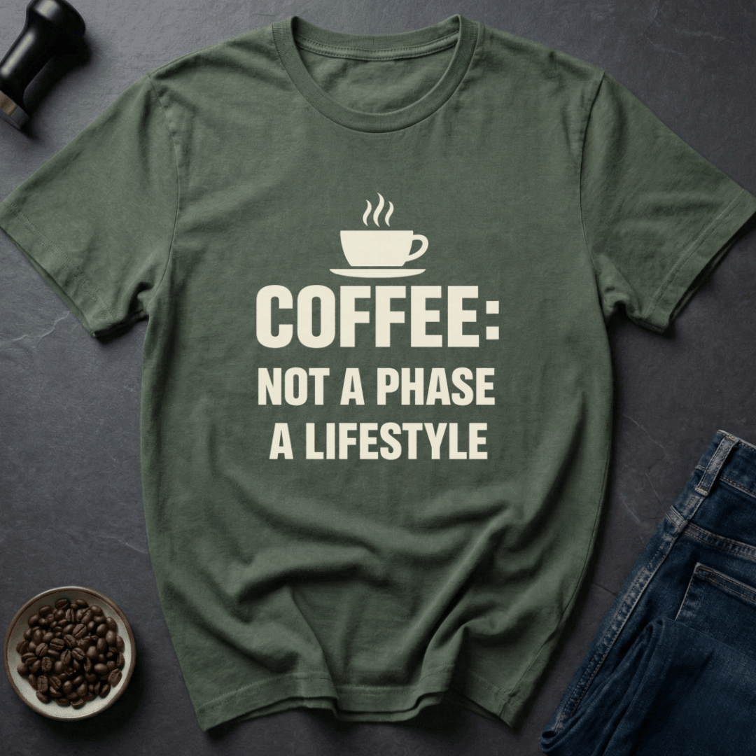 Coffee graphic This Is Me T-Shirt in Navy / S by Caffeine Dept