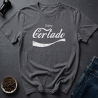 Coffee graphic Tiny Cup T-Shirt in Charcoal / S by Caffeine Dept