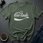 Coffee graphic Tiny Cup T-Shirt in Military Green / S by Caffeine Dept