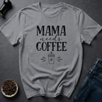 Coffee graphic Tired Mama T-Shirt in Navy / S by Caffeine Dept