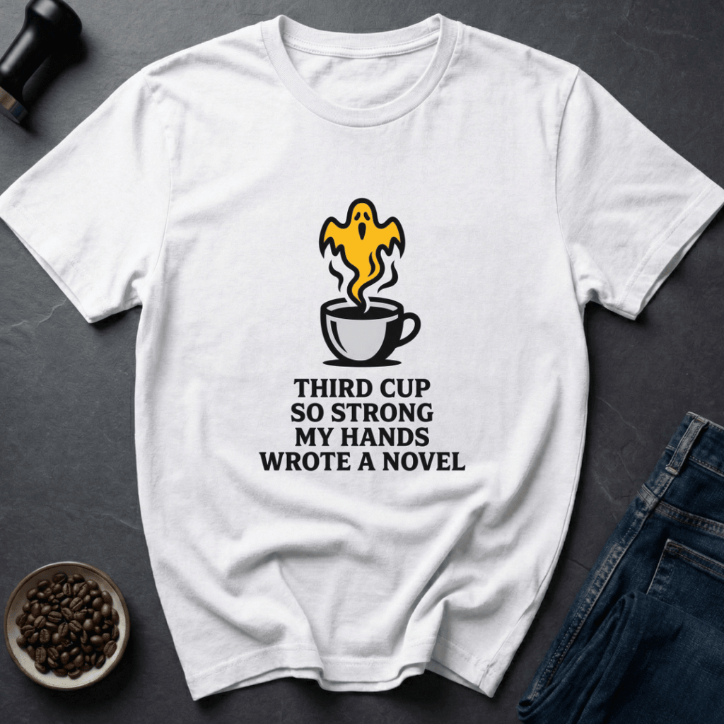 Coffee graphic Too Much Coffee T-Shirt in Sport Grey / S by Caffeine Dept