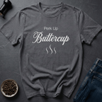 Coffee graphic Up Buttercup T-Shirt in Charcoal / S by Caffeine Dept