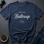 Coffee graphic Up Buttercup T-Shirt in Navy / S by Caffeine Dept
