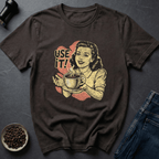 Coffee graphic Use It T-Shirt in Charcoal / S by Caffeine Dept