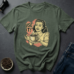 Coffee graphic Use It T-Shirt in Charcoal / S by Caffeine Dept