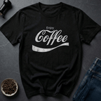 Coffee graphic Vintage Buzz T-Shirt in Black / S by Caffeine Dept