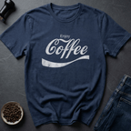 Coffee graphic Vintage Buzz T-Shirt in Navy / S by Caffeine Dept