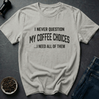 Coffee graphic Vintage Coffee T-Shirt in Ice Grey / S by Caffeine Dept