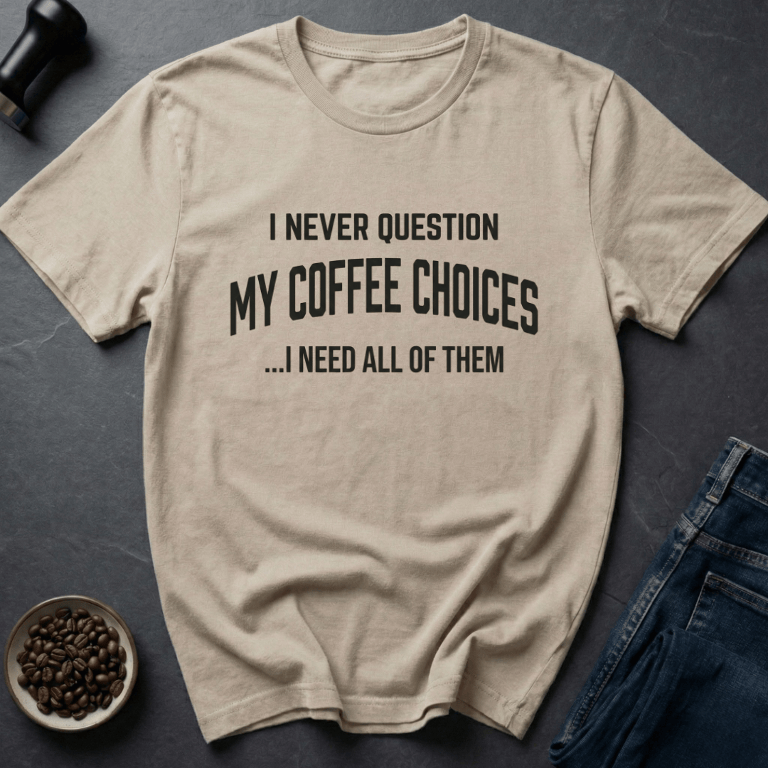 Coffee graphic Vintage Coffee T-Shirt in Sand / S by Caffeine Dept