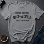 Coffee graphic Vintage Coffee T-Shirt in Sport Grey / S by Caffeine Dept