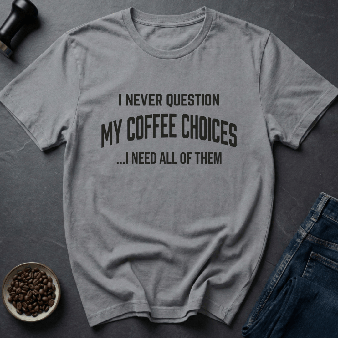 Coffee graphic Vintage Coffee T-Shirt in Sport Grey / S by Caffeine Dept