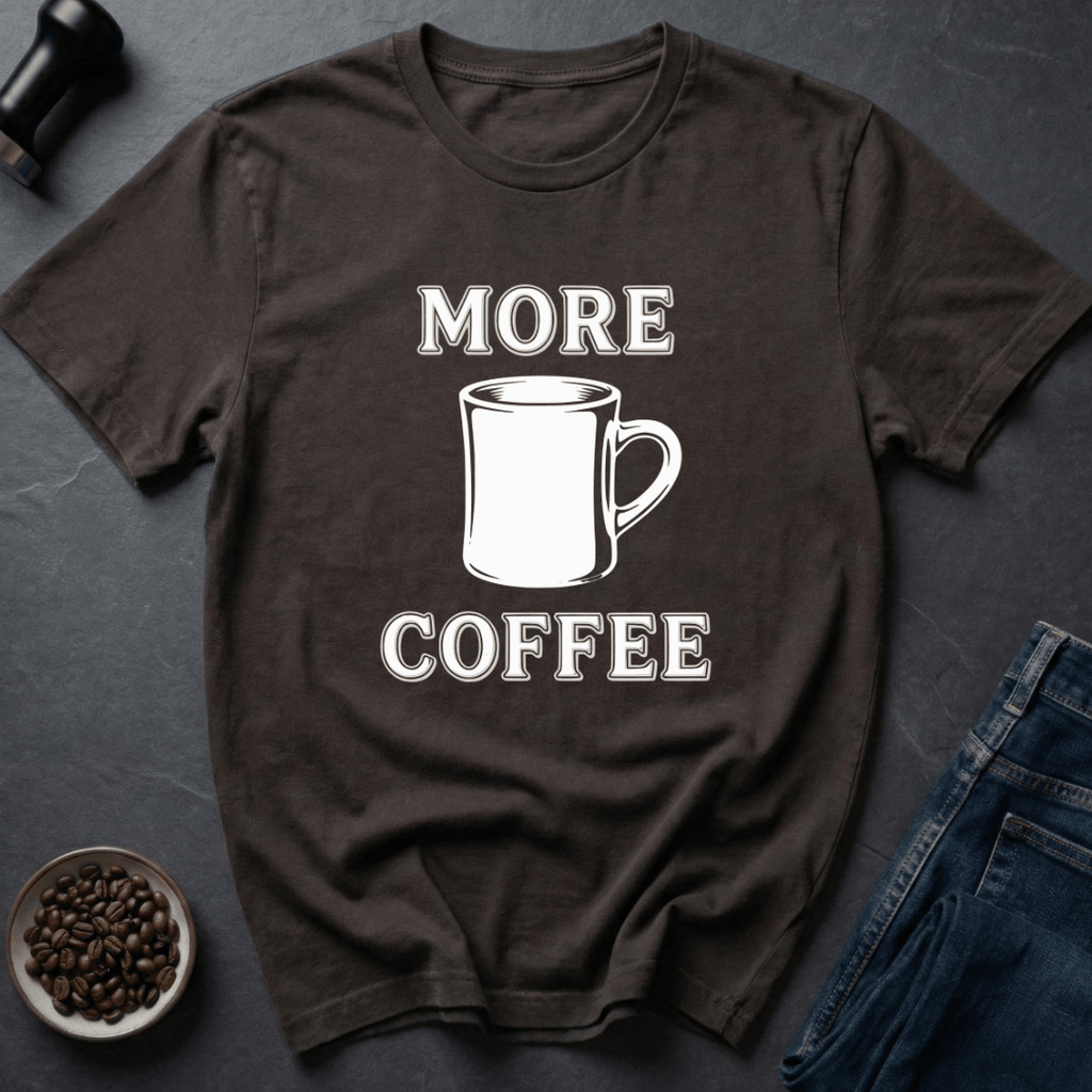 Coffee graphic Vintage Coffee T-Shirt in Dark Chocolate / S by Caffeine Dept