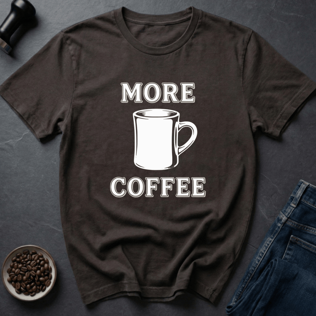 Coffee graphic Vintage Coffee T-Shirt in Dark Chocolate / S by Caffeine Dept