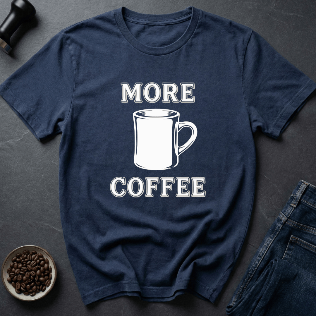 Coffee graphic Vintage Coffee T-Shirt in Navy / S by Caffeine Dept