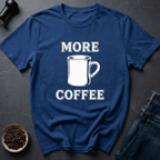 Coffee graphic Vintage Coffee T-Shirt in Royal / S by Caffeine Dept