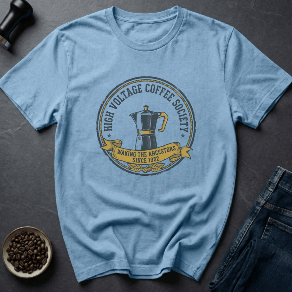 Coffee graphic Vintage Coffee T-Shirt in Sand / S by Caffeine Dept