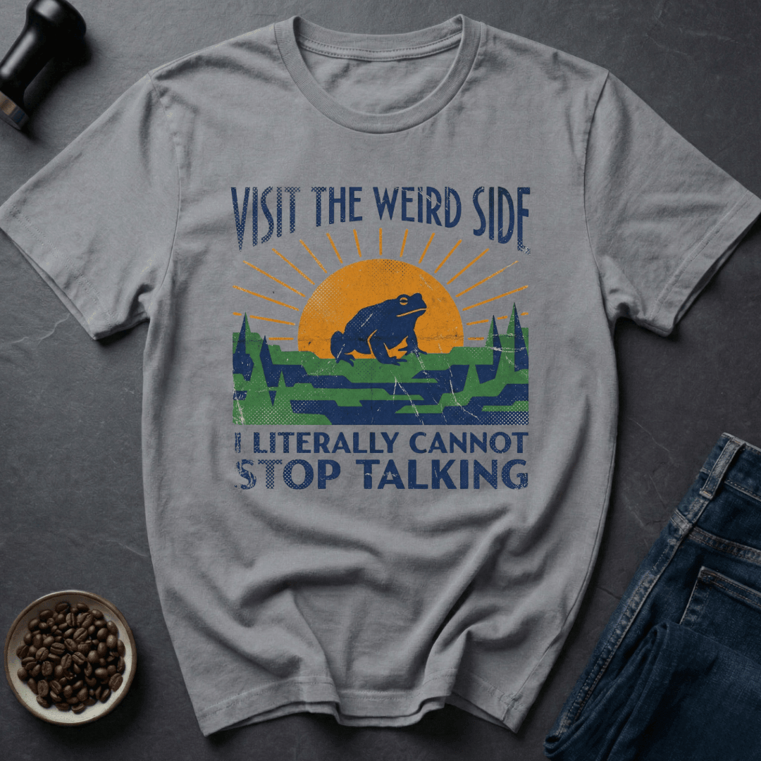 Coffee graphic Weird Side T-Shirt in Sport Grey / S by Caffeine Dept