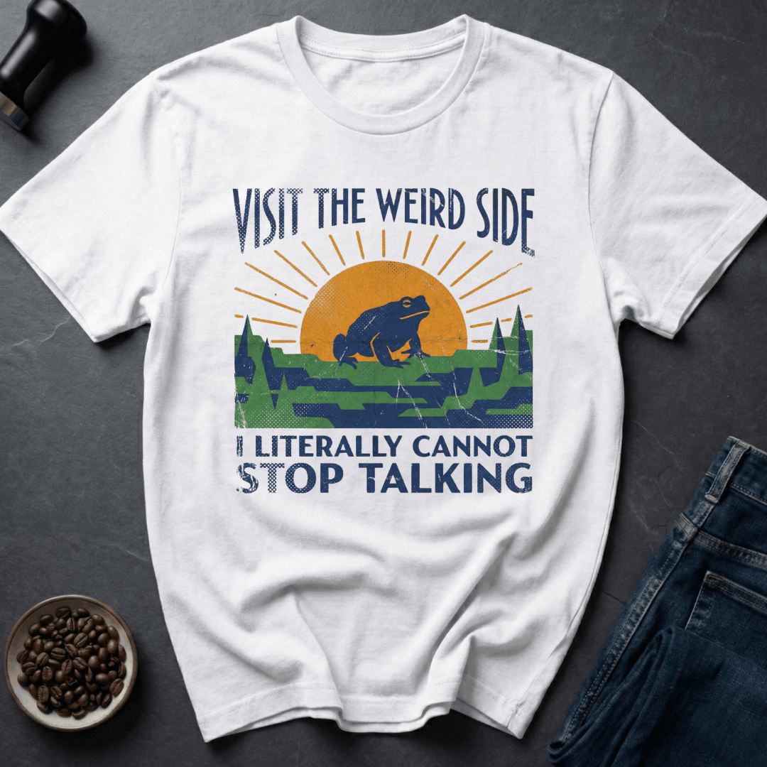 Coffee graphic Weird Side T-Shirt in Sport Grey / S by Caffeine Dept