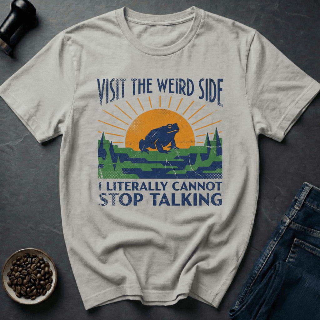Coffee graphic Weird Side T-Shirt in Sport Grey / S by Caffeine Dept
