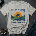 Coffee graphic Weird Side T-Shirt in Sport Grey / S by Caffeine Dept