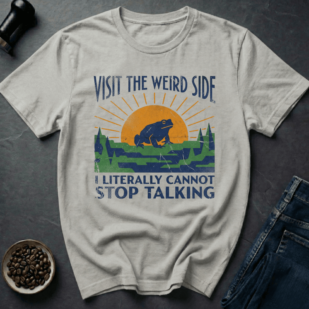 Coffee graphic Weird Side T-Shirt in Sport Grey / S by Caffeine Dept