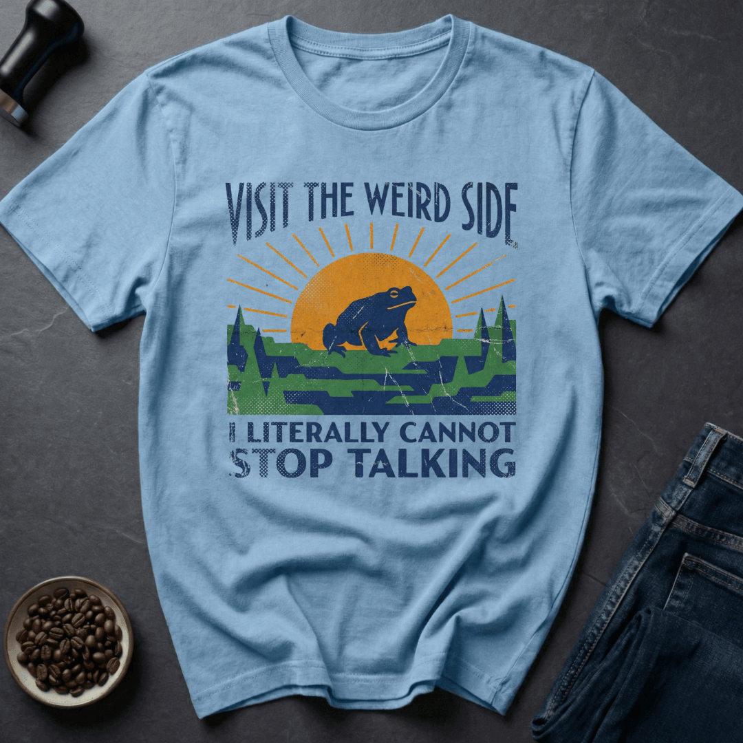 Coffee graphic Weird Side T-Shirt in Sport Grey / S by Caffeine Dept