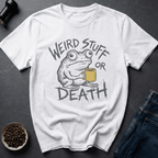 Coffee graphic Weird Stuff T-Shirt in White / S by Caffeine Dept