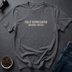Coffee graphic Zero Value T-Shirt in Black / S by Caffeine Dept
