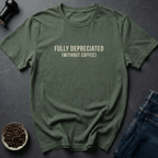 Coffee graphic Zero Value T-Shirt in Black / S by Caffeine Dept